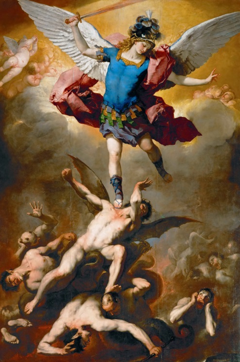 Luca Giordano's "The Fall of the Rebel Angels"