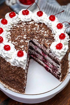 A Black Forest Cake.