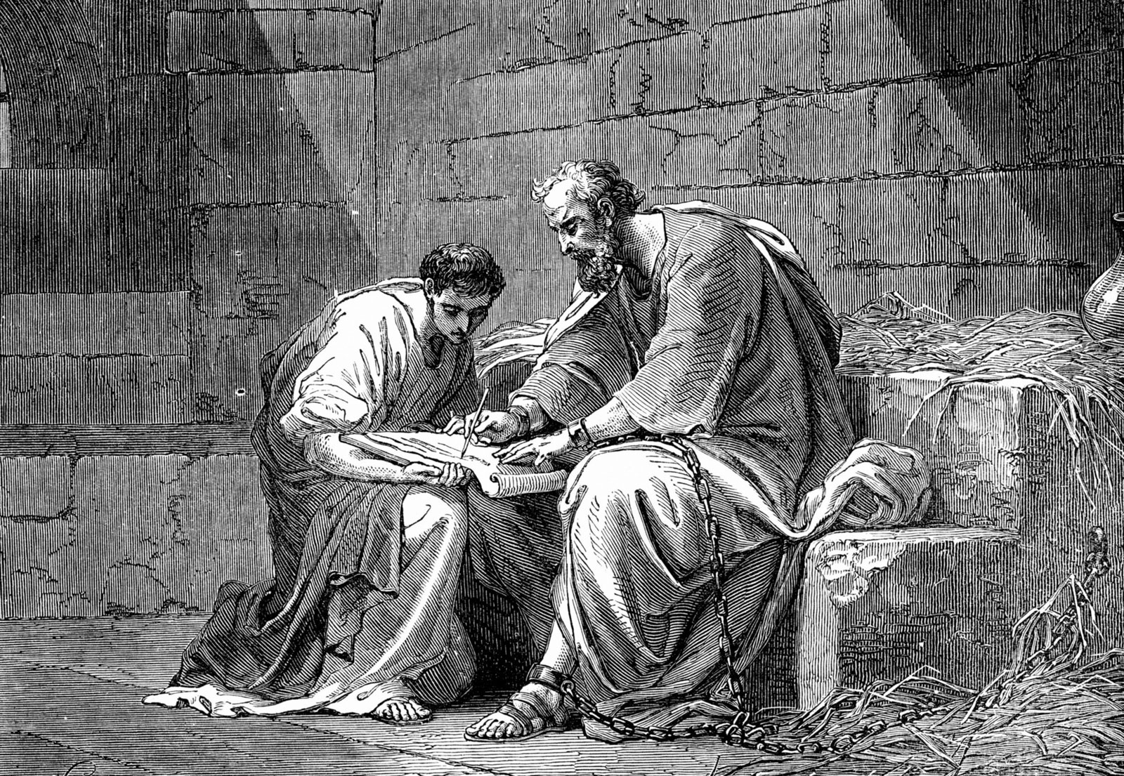 Paul writes tot eh believers while imprisoned